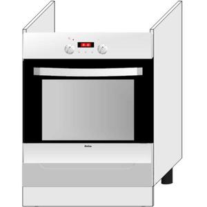 Kuchynská skrinka Zoya Dk60 svetlosivá mat/biely vyobraziť