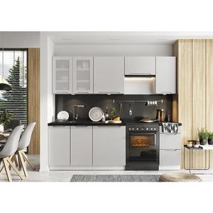 Kuchynská linka Zoya 240 svetlosivá mat vyobraziť