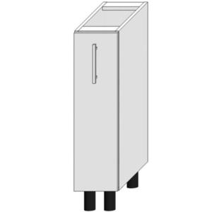 Skrinka do kuchyne Bono D20 Cargo + Kôš Biela Alaska/Biala vyobraziť