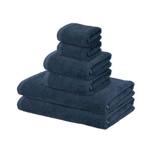 LIVARNO® Súprava froté uterákov, 6-dielna (tmavomodrá) vyobraziť