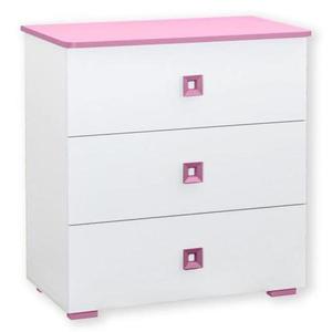 Komoda Bb05 bielo+ružová vyobraziť