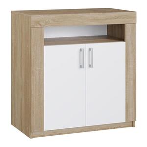 Komoda Livia 80 biela + Dub Sonoma vyobraziť