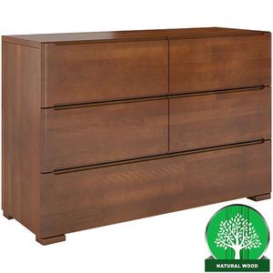 Komoda drevená buk 5s Skandica Sparta Orech vyobraziť