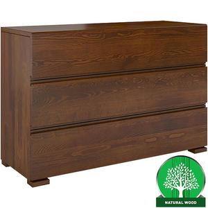 Komoda drevená borovica 3s Skandica Vestre Orech vyobraziť