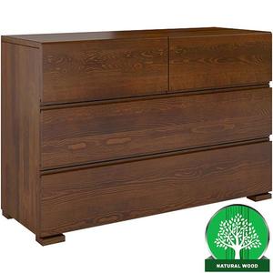 Komoda drevená borovica 4s Skandica Vestre Orech vyobraziť