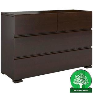 Komoda drevená borovica 4s Skandica Vestre Palisander vyobraziť