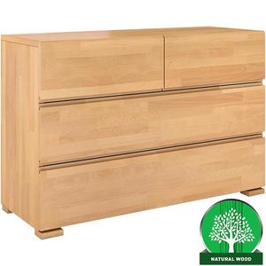 Komoda drevená buk 4s Skandica Vestre Prirodzené vyobraziť