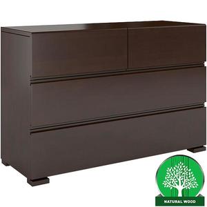 Komoda drevená buk 4s Skandica Vestre Palisander vyobraziť
