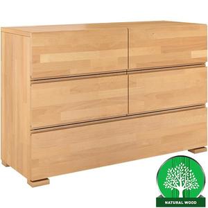Komoda drevená buk 5s Skandica Vestre Prirodzené vyobraziť