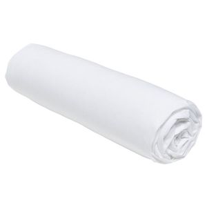 TODAY Napínacia plachta z bavlny Renforcé, 90 x 200 cm (biela) vyobraziť