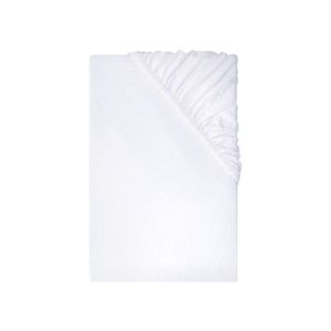 LIVARNO® Napínacia džersejová plachta, 90 – 100 x 200 cm (biela) vyobraziť