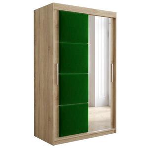 Skriňa Tapi 120 Dub Sonoma/zelená vyobraziť