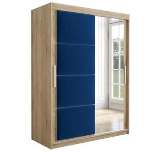 Skriňa Tapi 150 Dub Sonoma/Modrá vyobraziť