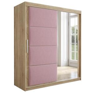 Skriňa Tapi 180 Dub Sonoma/Ružová vyobraziť