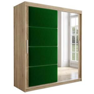 Skriňa Tapi 180 Dub Sonoma/zelená vyobraziť