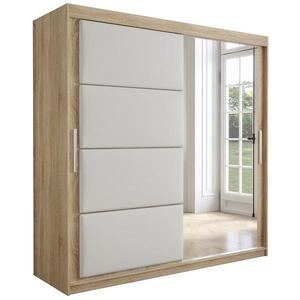 Skriňa Tapi 200 Dub Sonoma/Biela ekokoža vyobraziť