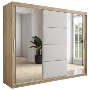 Skriňa Tapi 250 Dub Sonoma/Biela ekokoža vyobraziť