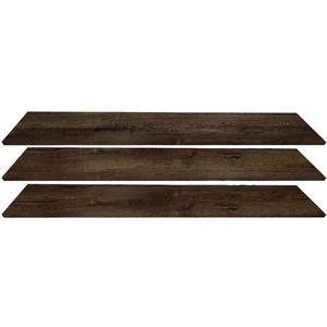 Police 3 ks skriňa Top 250 tmavý jaseň vyobraziť