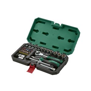 PARKSIDE® Nástrčné kľúče s račňou s pohyblivou hlavou (39-dielna súprava) vyobraziť