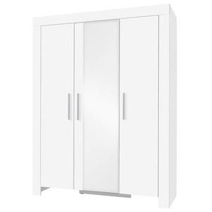 Skriňa Cezar 1 biela/zrkadlo vyobraziť