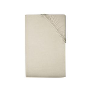 LIVARNO® Napínacia džersejová plachta, 90 – 100 x 200 x 25 cm (béžová) vyobraziť