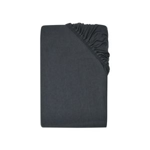 LIVARNO® Napínacia džersejová plachta, 90 – 100 x 200 x 25 cm (tmavosivá) vyobraziť