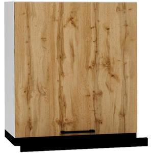 Kuchynská skrinka Bono W60/68 Slim Pl s čiernym digestorom dub wotan vyobraziť