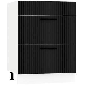 Skrinka do kuchyne Kate d60pc s/2 zasl čierny hrášok vyobraziť