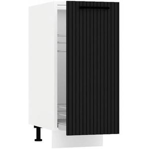 Skrinka do kuchyne Kate d30 cargo + kôš čierny hrášok vyobraziť