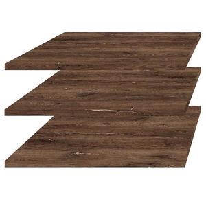 Police Sigma 02 pre posuvnú skriňu-3 ks dub flagstaf tmavý vyobraziť