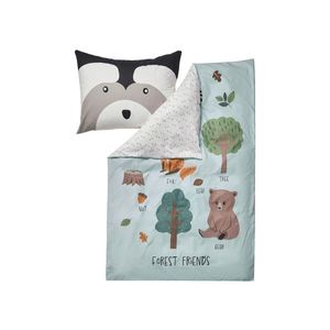 LIVARNO® Detská posteľná bielizeň, 140 x 200 cm (zelená) vyobraziť