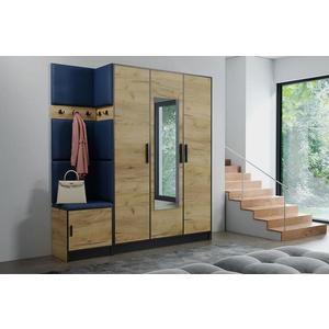 Predsieňový nábytok Roj 14 craft + Kronos 09 modrý vyobraziť