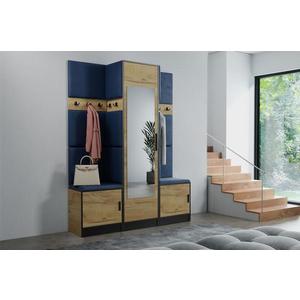 Predsieňový nábytok Roj 16 craft + Kronos 09 modrý vyobraziť