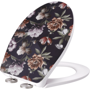 LIVARNO® Duroplastová WC doska Premium (kvety) vyobraziť