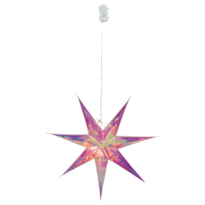 LIVARNO home Holografická 3D LED hviezda (sedemcípa hviezda) vyobraziť