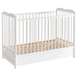 Postieľka Ala II Plus zásuvka biela vyobraziť