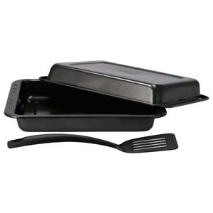 SILVERCREST® Súprava foriem na pečenie s vekom (hranatý) vyobraziť