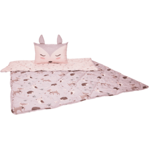 LIVARNO® Deka s dekoratívnym vankúšom, 140 x 200 cm/40 x 60 cm (bledoružová) vyobraziť