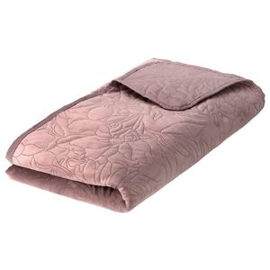 LIVARNO® Velúrová prikrývka na posteľ, 200 x 220 cm (bledoružová) vyobraziť