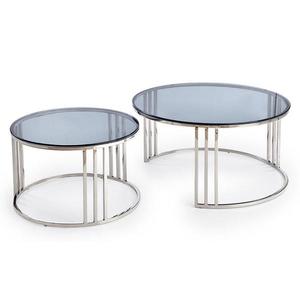 Súprava konferenčných stolíkov Mercury dymový vyobraziť