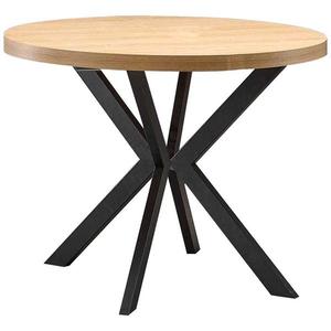 Rozkladací stôl Peroni 100/250x100cm doska/Oceľ – Dub Zlatý/čierny vyobraziť