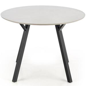 Stôl Balrog Okrúhly 100 Mdf/Oceľ – Svetlý Popolavý/Čierna vyobraziť