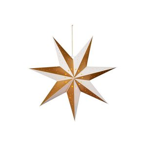 LIVARNO home Vianočná LED hviezda (krémovobiela/zlatá) vyobraziť