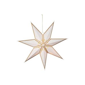LIVARNO home Vianočná LED hviezda (rám/krémovobiela/zlatá) vyobraziť