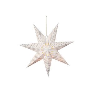 LIVARNO home Vianočná LED hviezda (bodky/krémovobiela/zlatá) vyobraziť