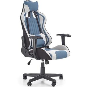 Kancelárske kreslo Cayman Svetlosivá/tyrkysová vyobraziť