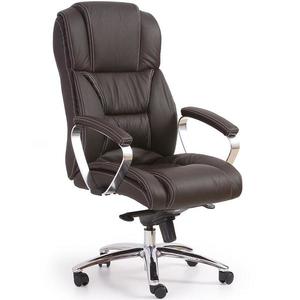 Kancelárske kreslo kožené Foster tmavohnedé vyobraziť