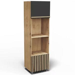 Kuchynská skrinka Lucjan 60kpm2f2100 artisan/čierna vyobraziť