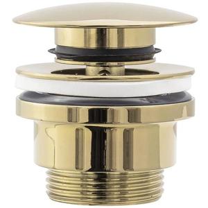 Umývadlová výpust univerzálna klik-klak Rea zlatá vyobraziť