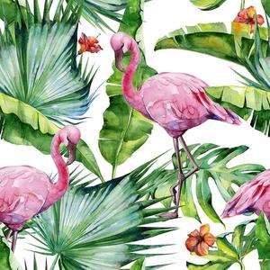 Gresový obklad Dekor Mural 60/60 Jungle 2 White vyobraziť